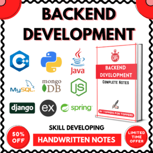 Backend Development Handwritten Notes resource pack