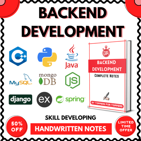 Backend Development Handwritten Notes resource pack